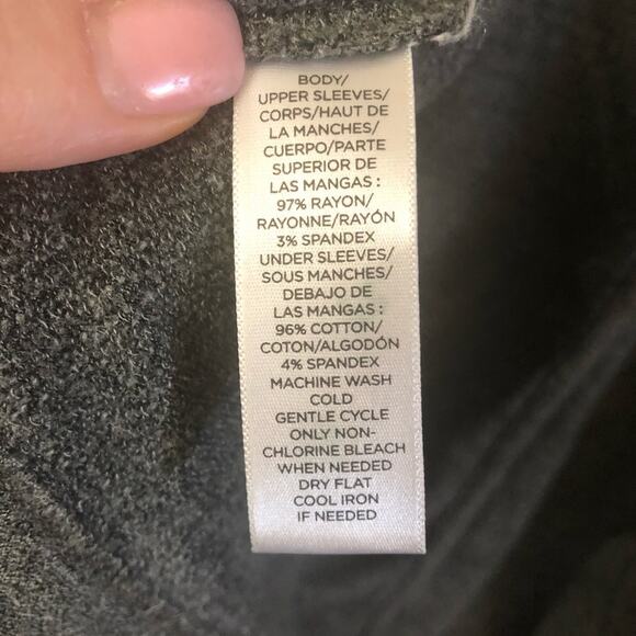 Lou and Grey l open front cardigan l Gray SZ S - Picture 5 of 6